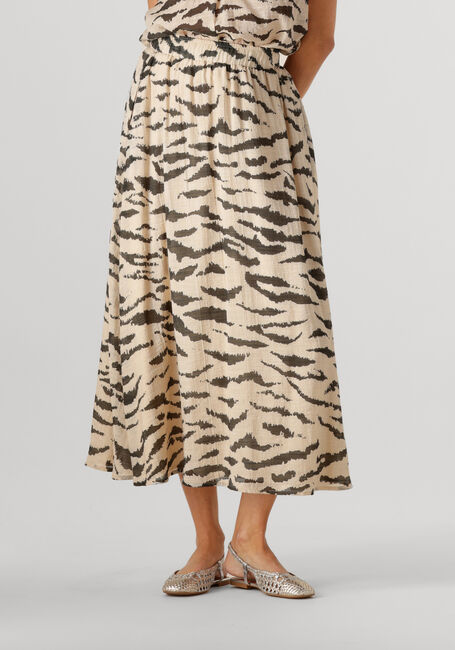 Beige BY-BAR Maxirok JUTA ZEBRA SKIRT - large