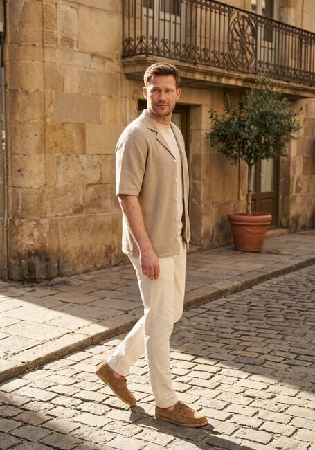 PROFUOMO T-shirt T-SHIRT CREW NECK HEAVY COTTON &Eacute;cru - large