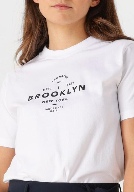 PENN & INK T-shirt T-SHIRT PRINT en blanc - large