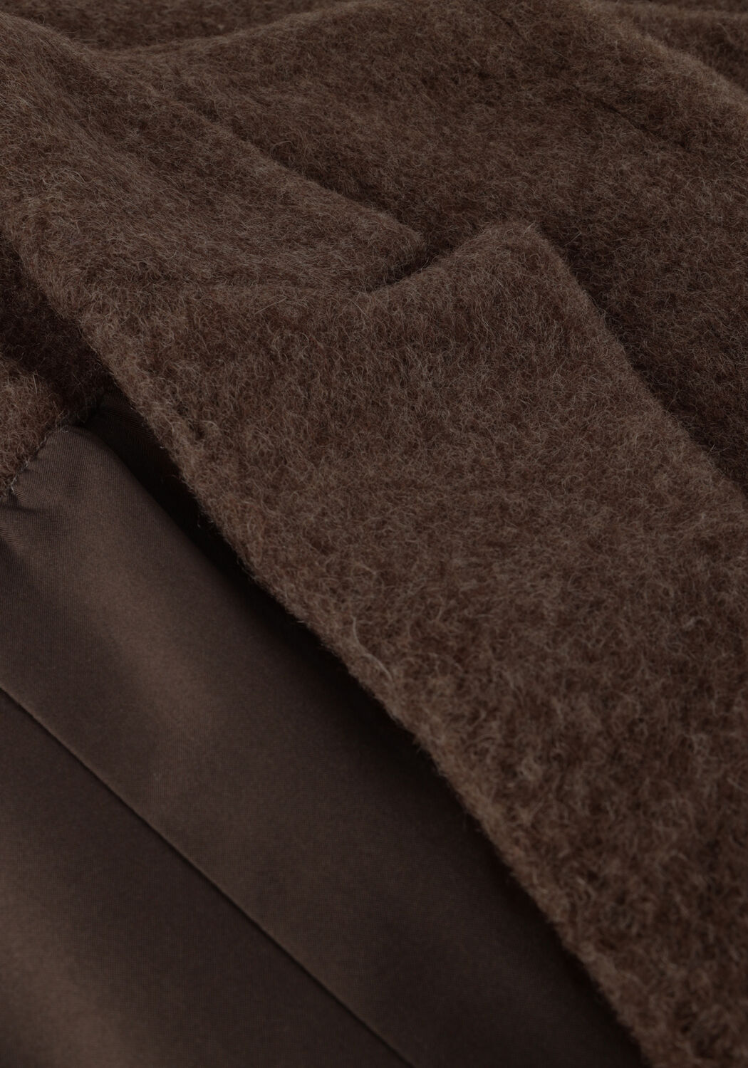 OBJECT Manteau OBJOLGA WOOL COAT NOOS en gris - large