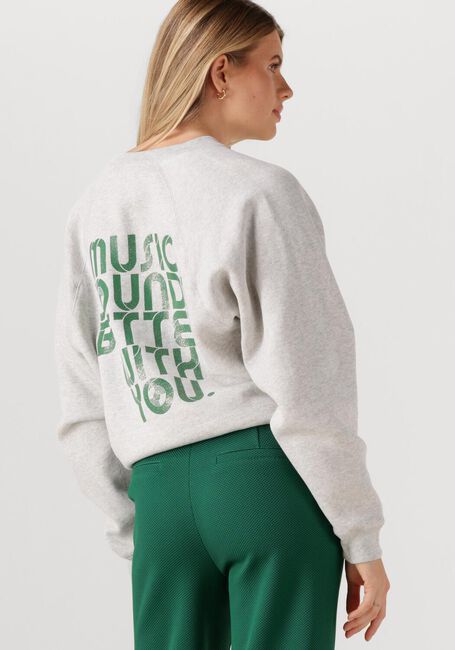 Lichtgrijze CATWALK JUNKIE Sweater GRAPHIC SWEATER - large