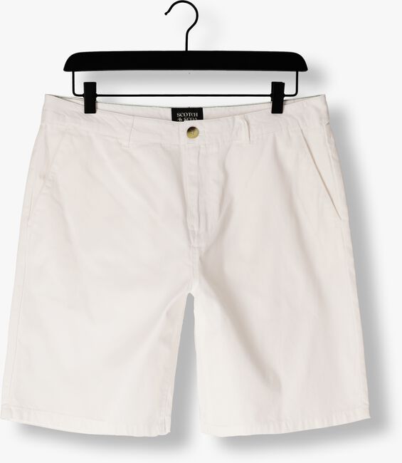 SCOTCH & SODA Pantalon courte STUART - GARMENT-DYED COTTON-BLEND TWILL SHORT Blanc - large