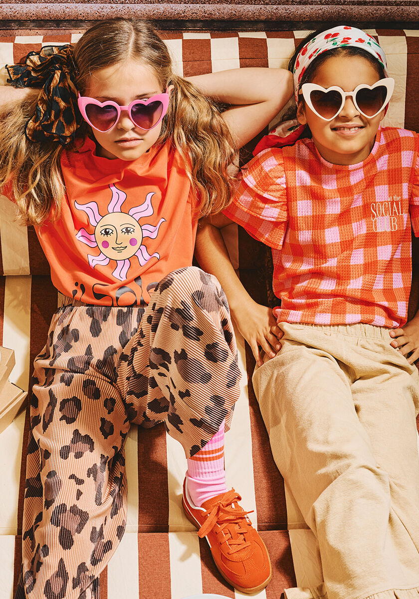 Bruine Z8 Wijde broek GOLDIE - large