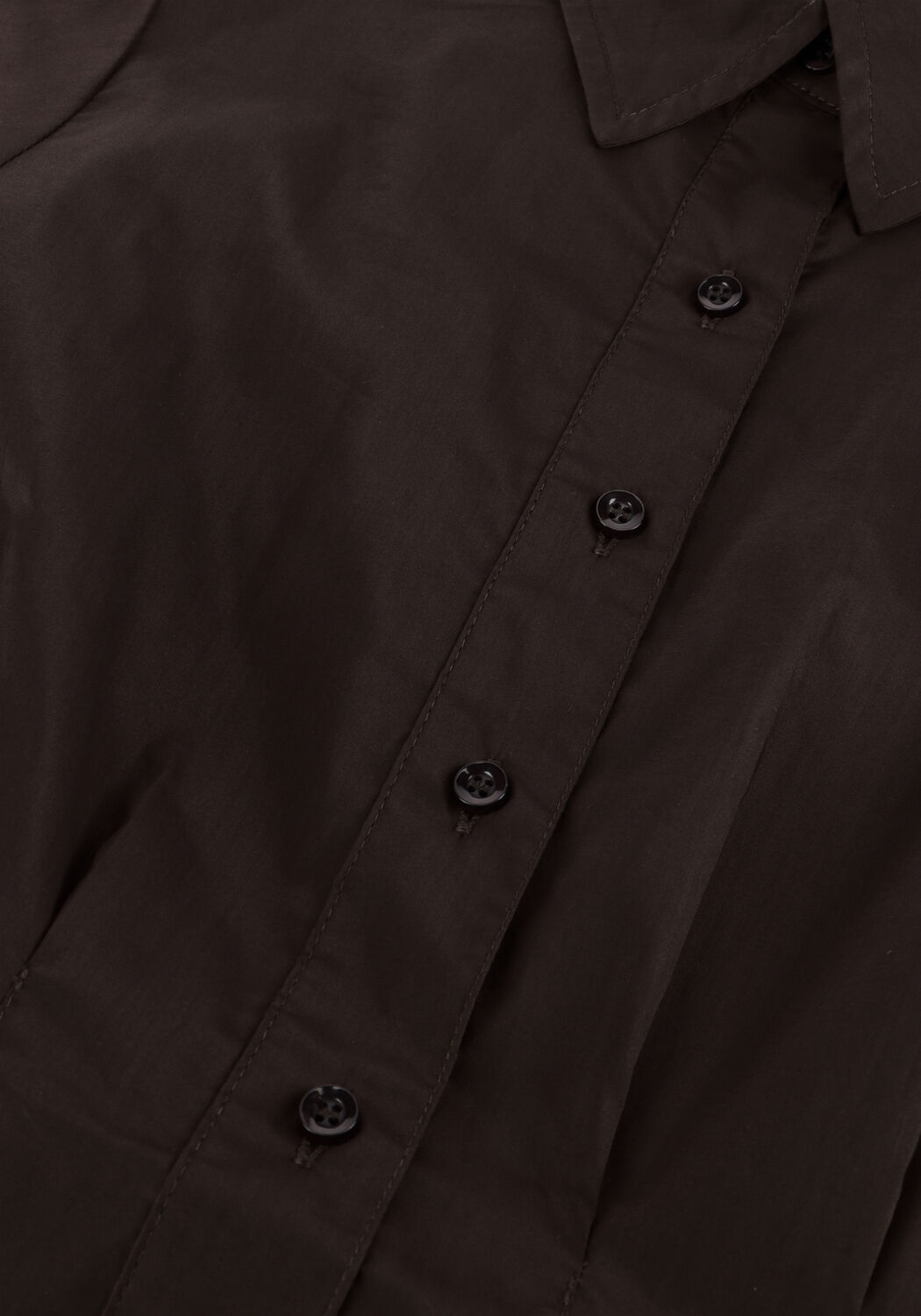 Bruine NEO NOIR Jurken BAIA POPLIN DRESS - large