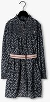 Donkerblauwe NONO Mini jurk MILAU BUTTON UP DRESS - medium
