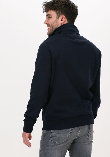 Donkerblauwe TOMMY HILFIGER Sweater TOMMY LOGO MOCKNECK - large