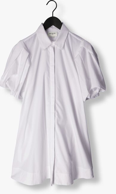 EST'SEVEN Mini robe EST’POPLIN DRESS VIN en blanc - large