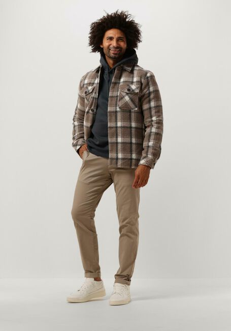 DSTREZZED Surchemise TEPPE OVERSHIRT en marron - large