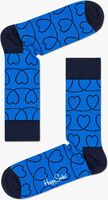 HAPPY SOCKS Chaussettes LOVE LINE en bleu - medium