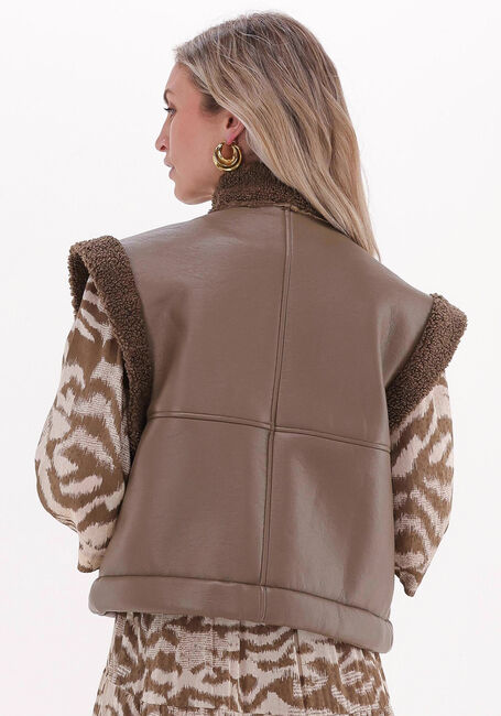 Taupe SECOND FEMALE Gilet AGNESE WAISTCOAT - large
