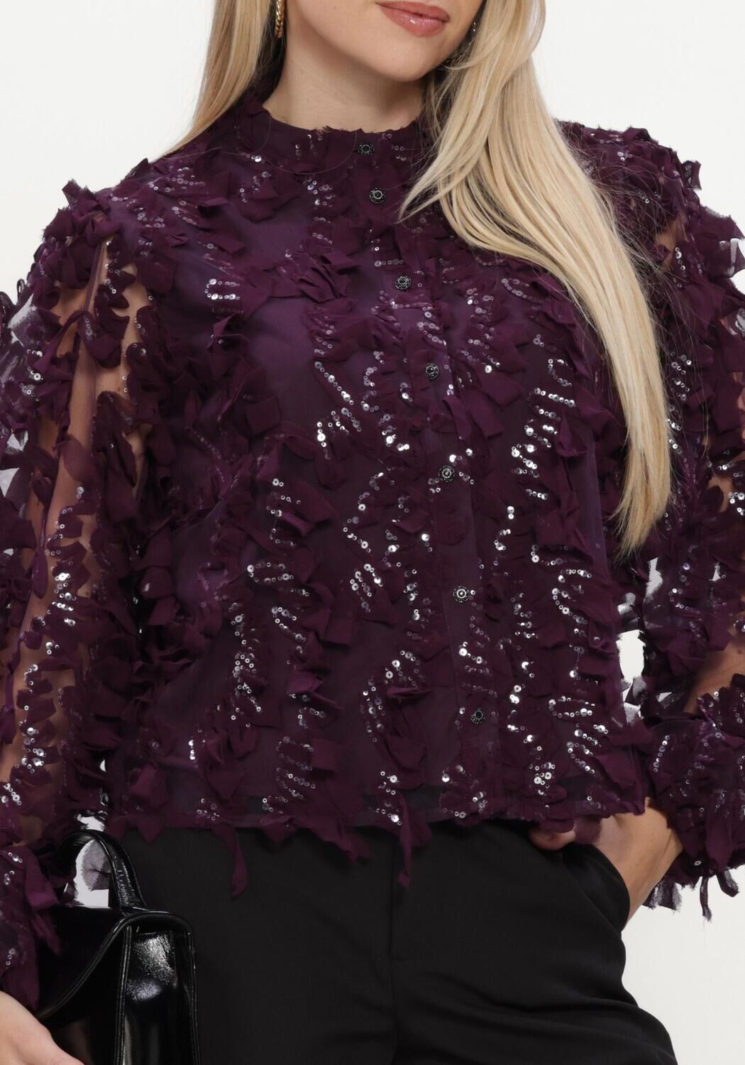 Y.A.S. Haut YASABELONE LS SHIRT en violet - large