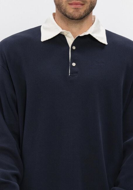 FOR&Eacute;T Polo MATCH RUGBY STRUCTURED SWEATSHIRT Bleu fonc&eacute; - large