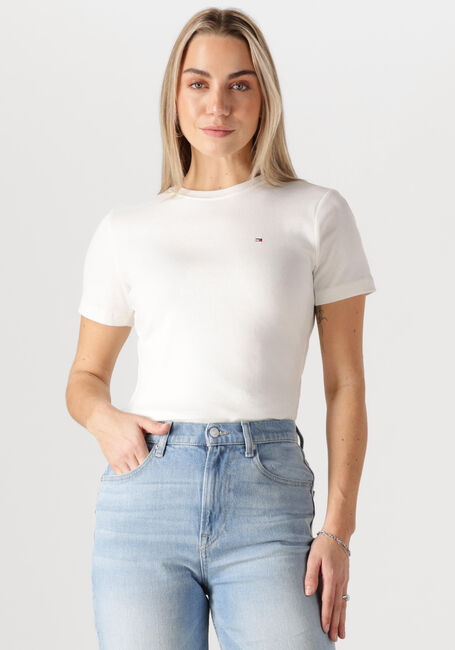 TOMMY HILFIGER T-shirt SLIM CODY C-NK SS en blanc - large