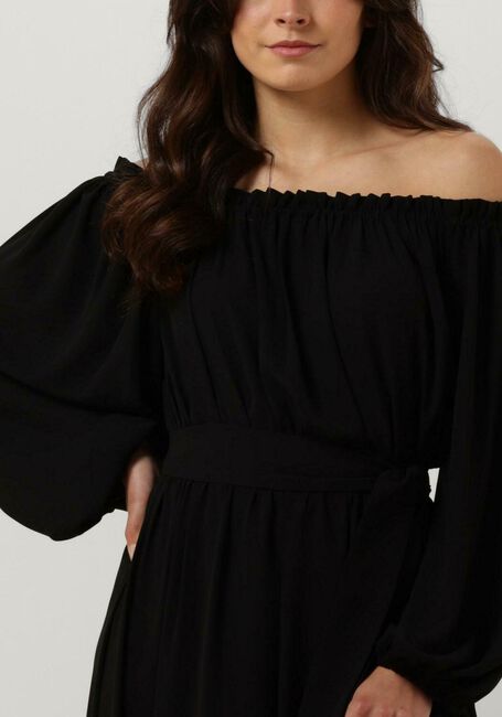 Zwarte ACCESS Maxi jurk OFF-THE-SHOULDERS MAXI DRESS - large