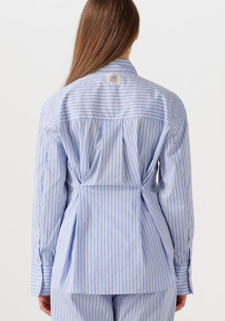 Blauwe SECOND FEMALE  TENBY AJUSTABLE SHIRT - large