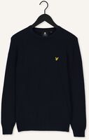 Blauwe LYLE & SCOTT Trui CREW NECK COTTON MERINO JUMPER Blauwe LYLE & SCOTT Trui CREW NECK COTTON MERINO JUMPER - medium
