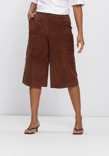 Bruine STUDIO AR Broeken/jumpsuits MATILDE GOAT SUEDE - large