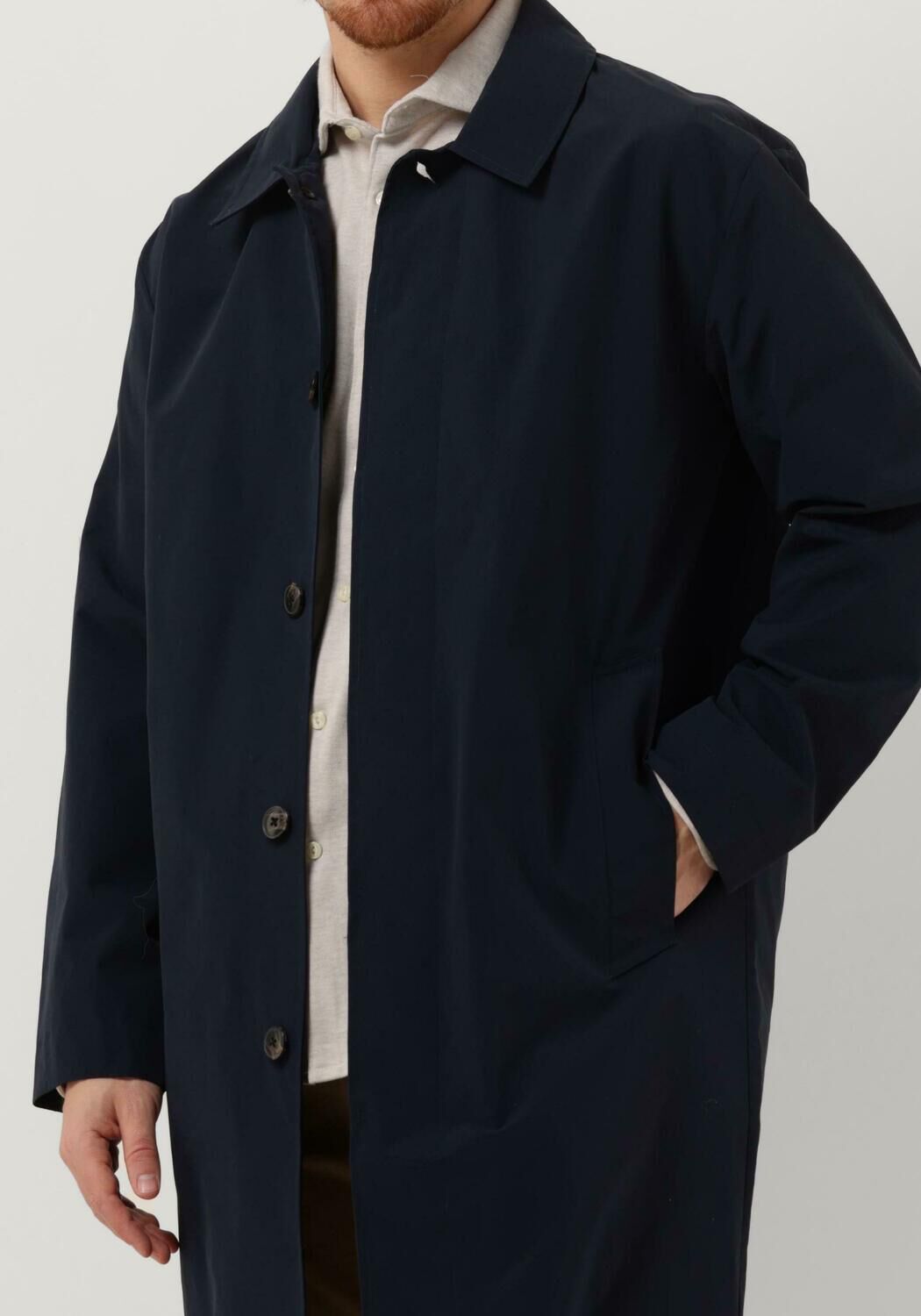 SELECTED HOMME Imperm able SLHDALTON MAC COAT W Bleu fonc Omoda