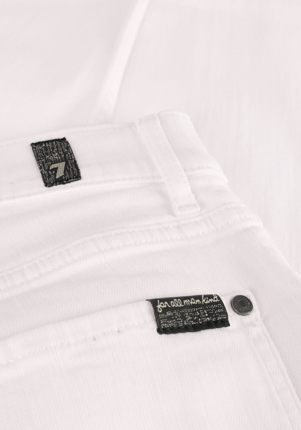 7 FOR ALL MANKIND Slim fit jeans SLIMMY TAPERED LUXE PERFORMANCE en blanc - large