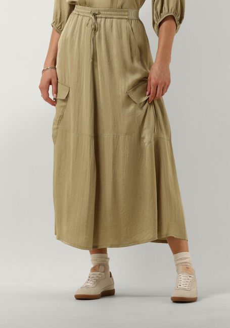 SUMMUM Jupe midi SKIRT SILKY TOUCH en vert - large