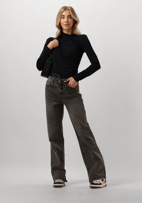 Grijze Y.A.S. Wide jeans YASRINA HMW JEANS - large