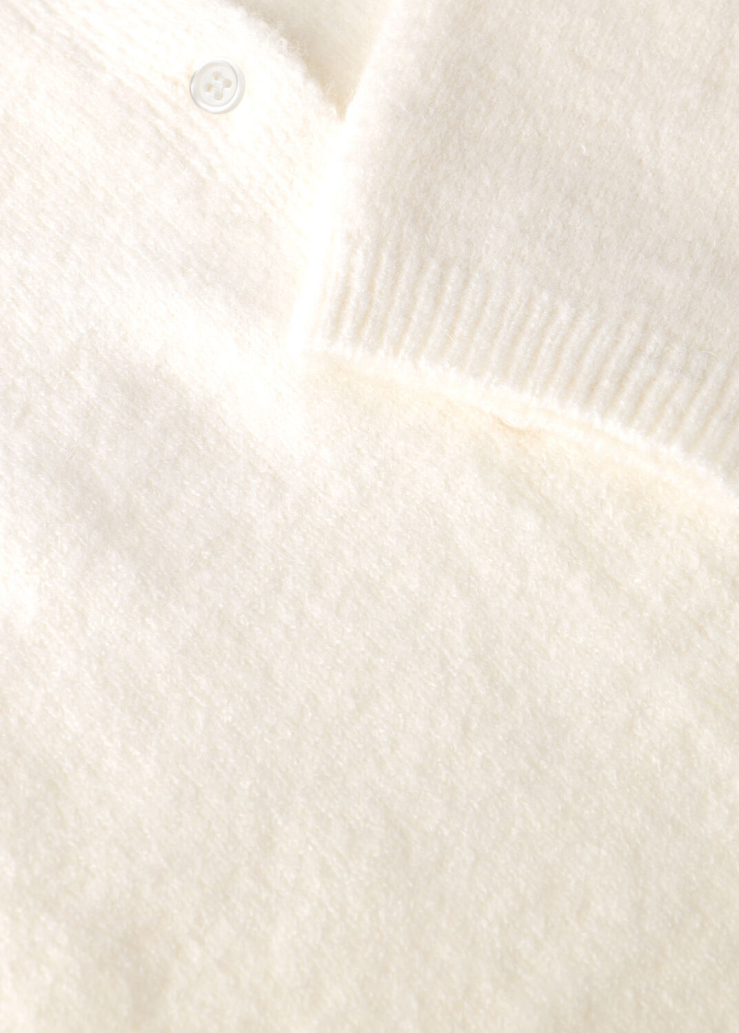 Ecru MODSTR&Ouml;M Vest TREEMD SHORT CARDIGAN - large