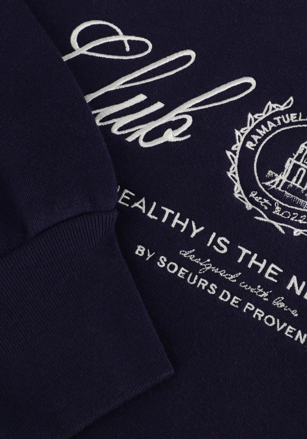 Blauwe SOEURS DE PROVENCE Sweater LUCE SWEATER - large