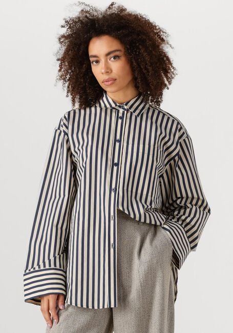 SECOND FEMALE AILA SHIRT Blouses en bleu - large