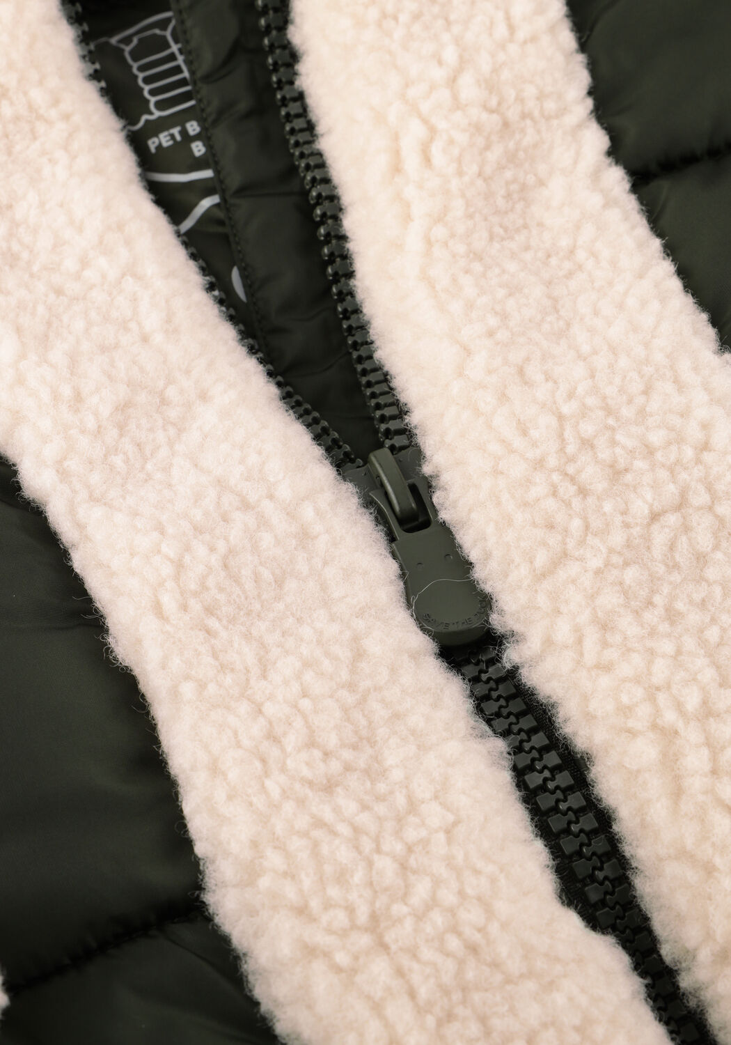 Donkergroene SAVE THE DUCK Gewatteerde jas HONEY - large