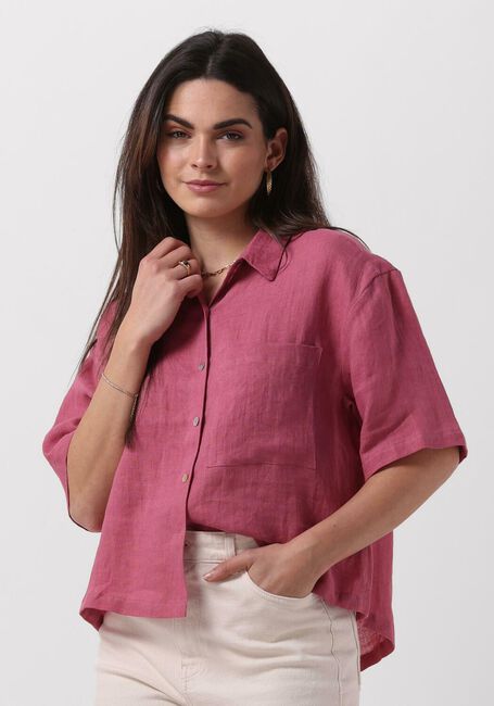BY-BAR CRIS LINEN BLOUSE Blouses en rose - large