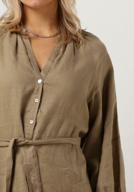CIRCLE OF TRUST Robe midi PAULINE DRESS en marron - large