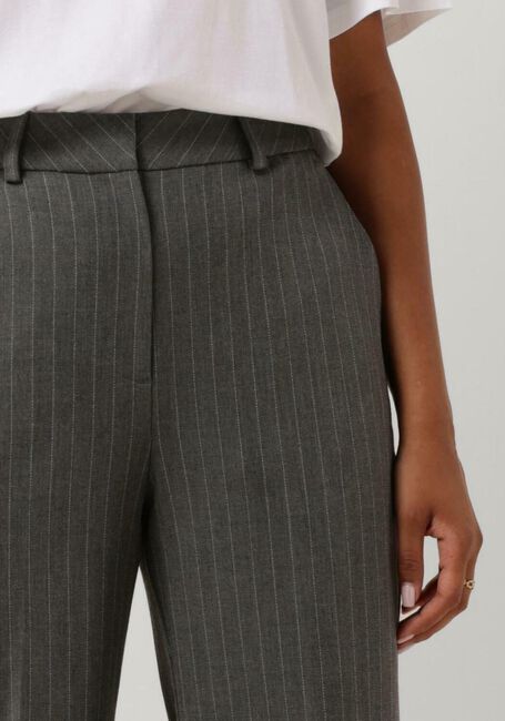 SELECTED FEMME Pantalon SLFMYLA HW WIDE PANT MGM STRIPE NOOS en gris - large