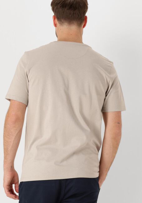SCOTCH & SODA T-shirt SEASONAL CORE - REGULAR FIT LO en beige - large