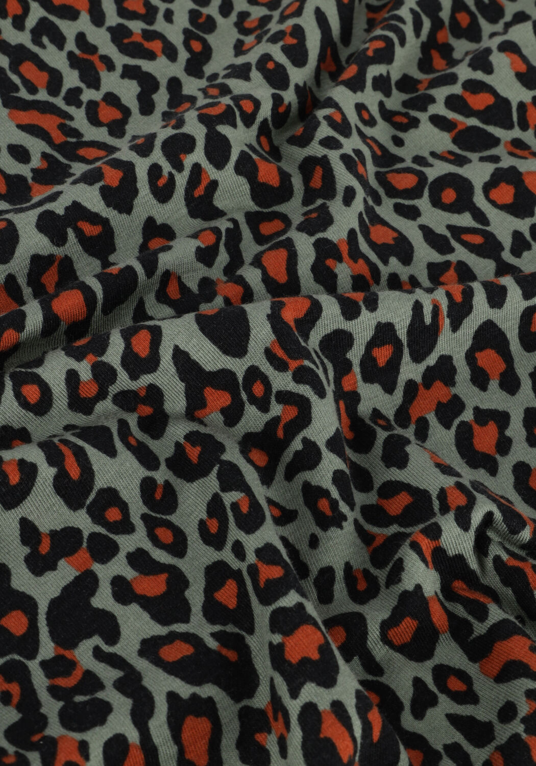 SCOTCH & SODA Col roul&eacute; ALL OVER PRINTED MOCKNECK LONGSLEEVE T-SHIRT en vert - large