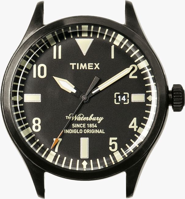 Zwarte TIMEX Horloge WATERBURY DATE - large