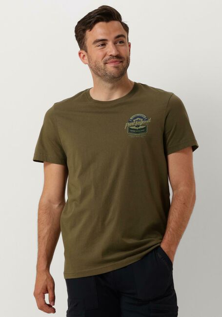 PME LEGEND T-shirt SHORT SLEEVE R-NECK SINGLE JERSEY LW PLAY en vert - large