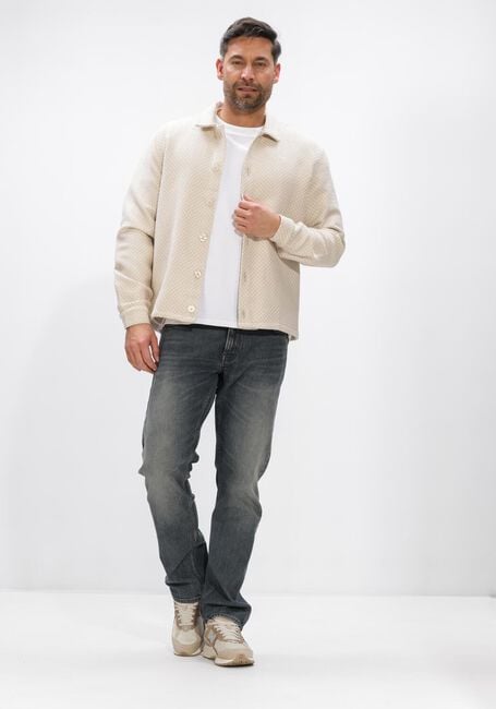 PURE PATH TWO COLORED WEAVE OVERSHIRTS Surchemises en beige - large