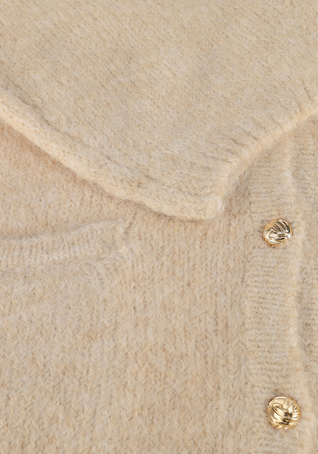 OBJECT Gilet OBJSAGGIA LO L/S KNIT CARDIGAN Blanc - large