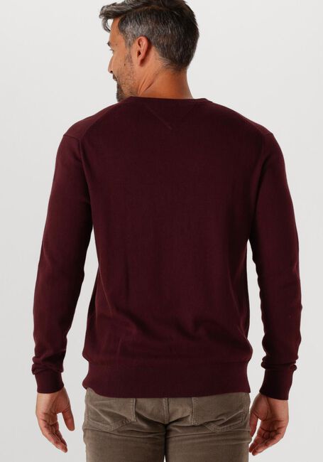 Bordeaux TOMMY HILFIGER Trui PIMA ORG CTN CASHMERE CREW NECK - large