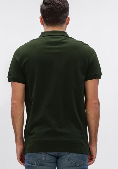 TOMMY JEANS Polo TJM SLIM PLACKET POLO EXT Vert fonc&eacute; - large