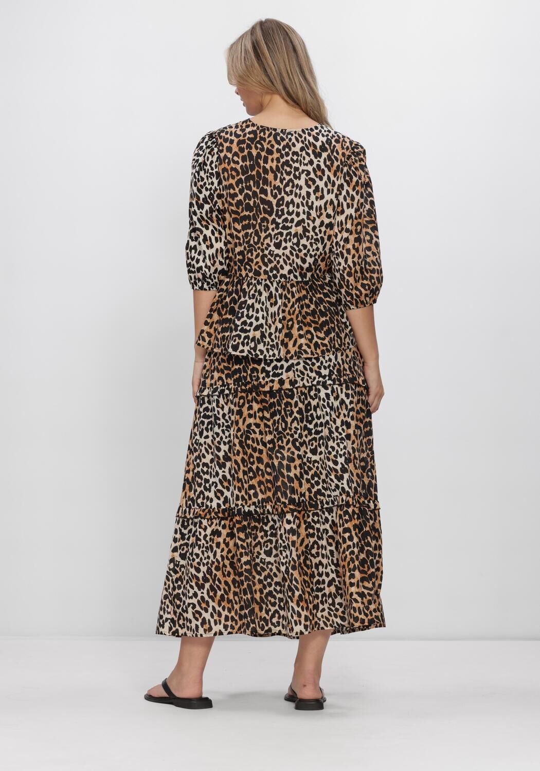 Multi WITHBLACK Tops & T-shirts WBLAMINA TIE FRONT PEP TOP - large