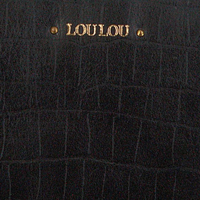 LOULOU ESSENTIELS Sac bandoulière 21POUCH CLASSY CROC en noir  - large