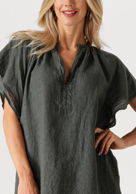 BY-BAR Mini robe VINA LINEN DRESS en gris - large