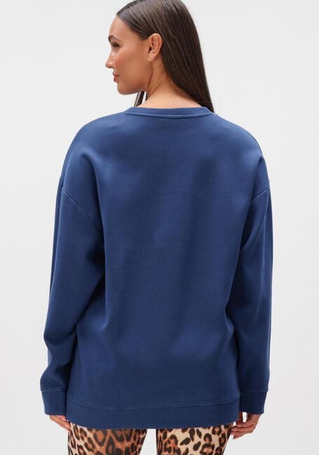 ALIX THE LABEL Chandail LADIES KNITTED SPORTS SWEATER Bleu fonc&eacute; - large