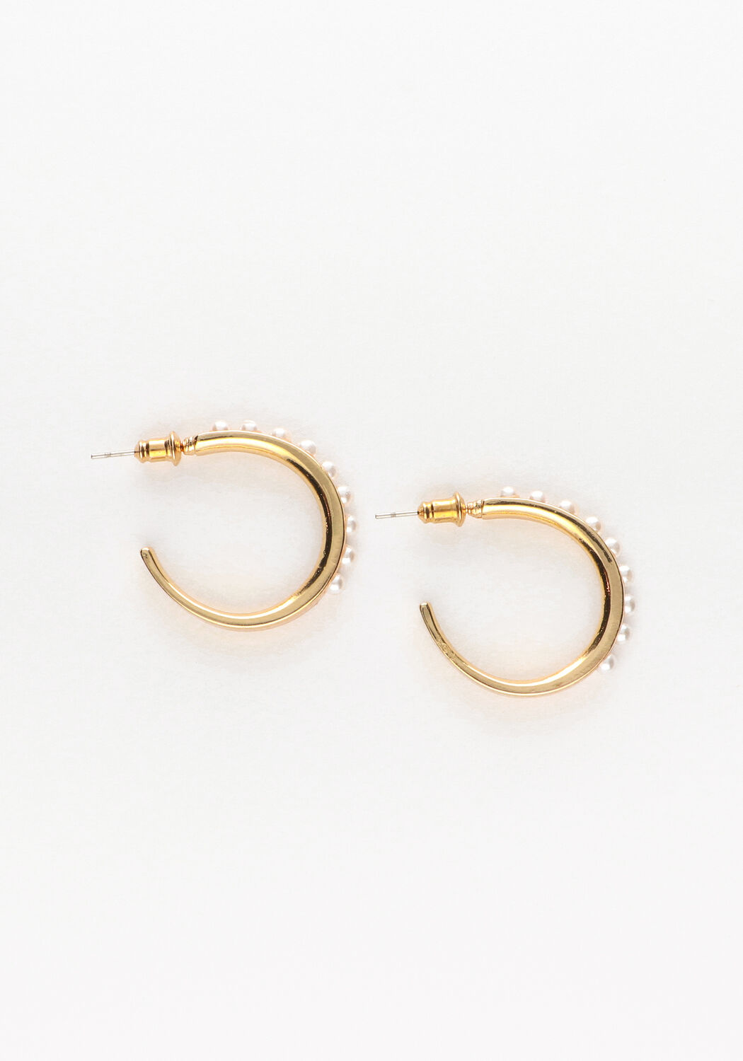 NOTRE-V Boucles d'oreilles OORBEL PARELS BUITENKANT KLEIN en or 