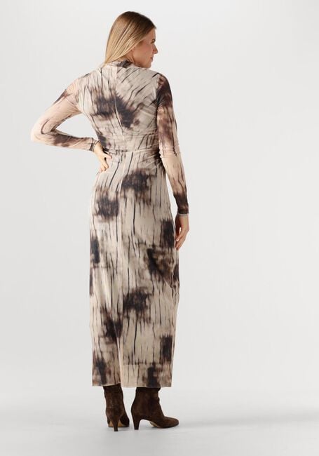 Bruine NEO NOIR Maxi jurk ONESSA FADED MESH DRESS - large