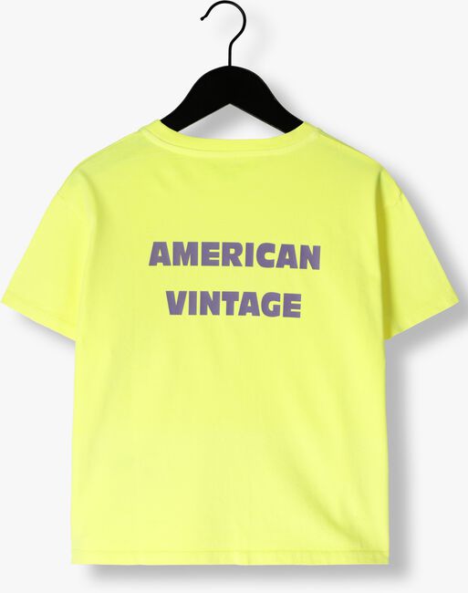 AMERICAN VINTAGE T-shirt FIZVALLEY en jaune - large