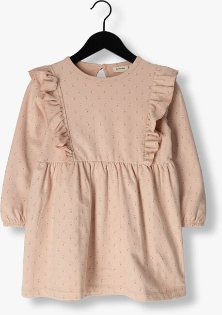 Lichtroze LIL' ATELIER Mini jurk NMFFANJA SWEAT DRESS - large