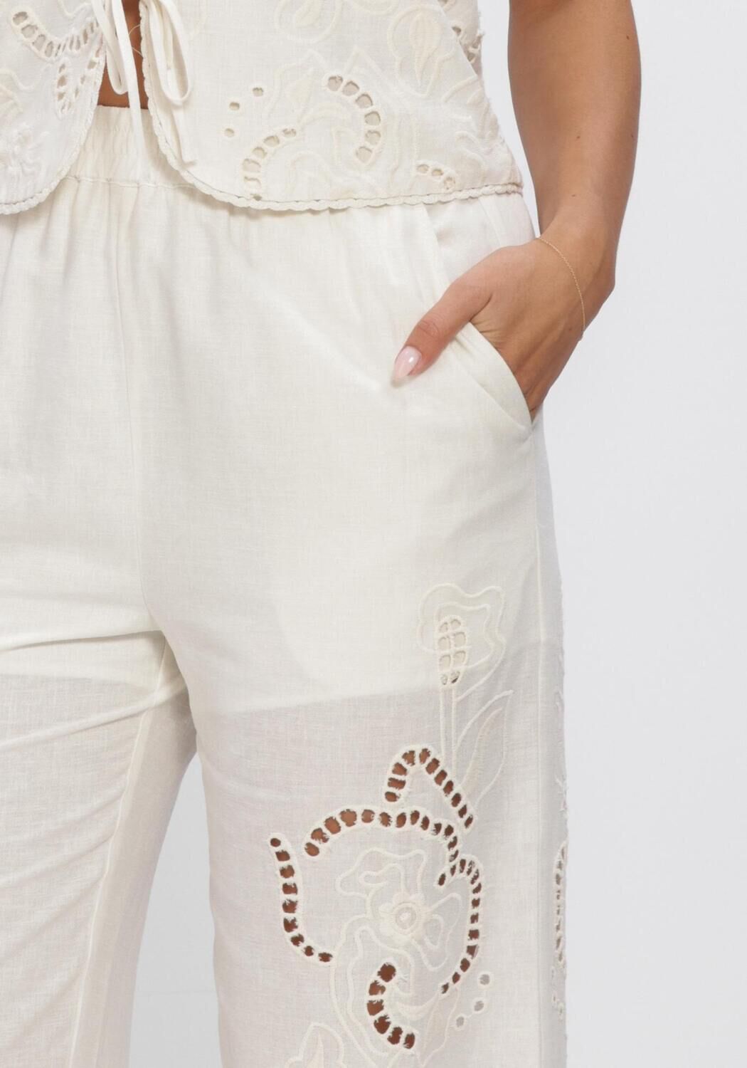 SECOND FEMALE VILEA TROUSERS Pantalons en multicolore - large