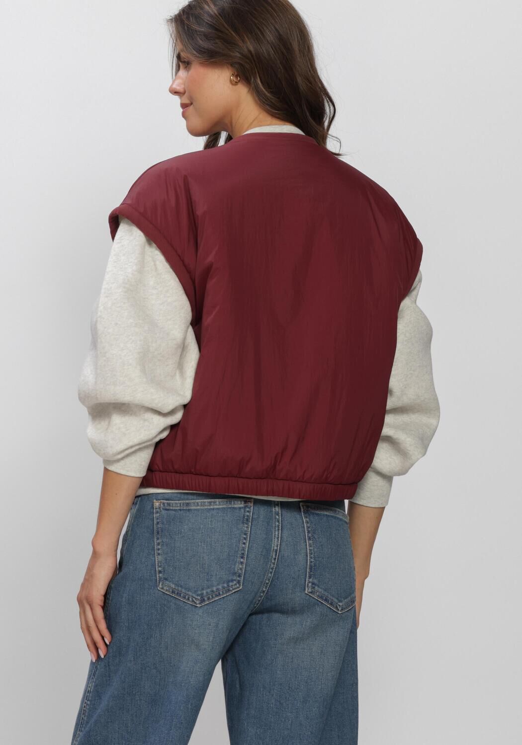 Bordeaux BY-BAR Bodywarmer GIO SLEEVELESS JACKET - large